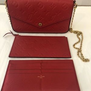 Authentic LV Felicie Pochette